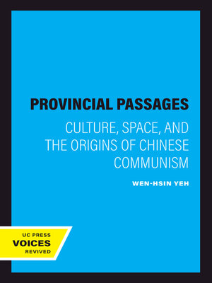 cover image of Provincial Passages